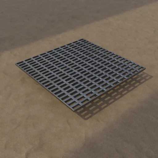 Square Hole Perforated Panel