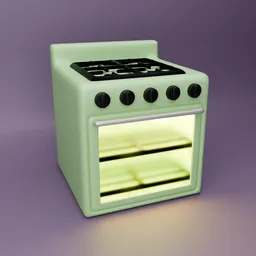 Chubby Vintage Stove