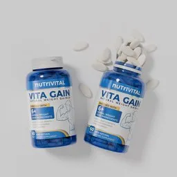 Supplement Pills Bottle Mockup