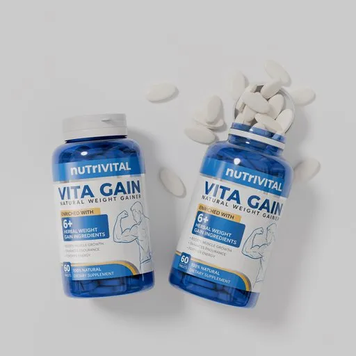 Supplement Pills Bottle Mockup