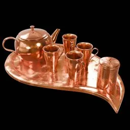 Persian copper dishs set