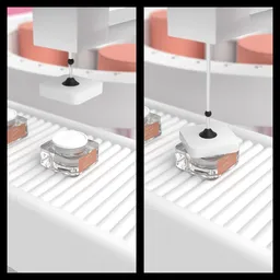 Packaging animation cream jar