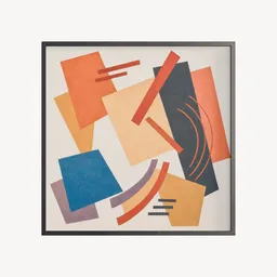 Abstract Painting Suprematism-Inspired
