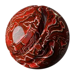 Red marble