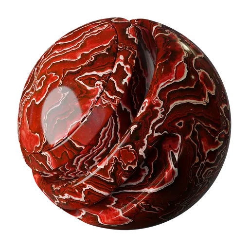 Red marble