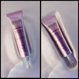 cosmetics  cream drowning in fluid mockup