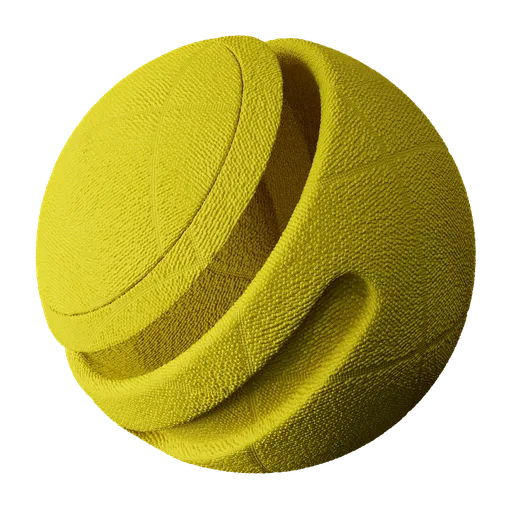 Yellow quilted cloth