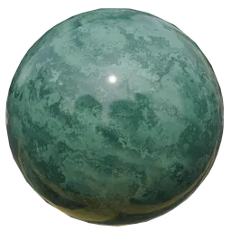 Green marble
