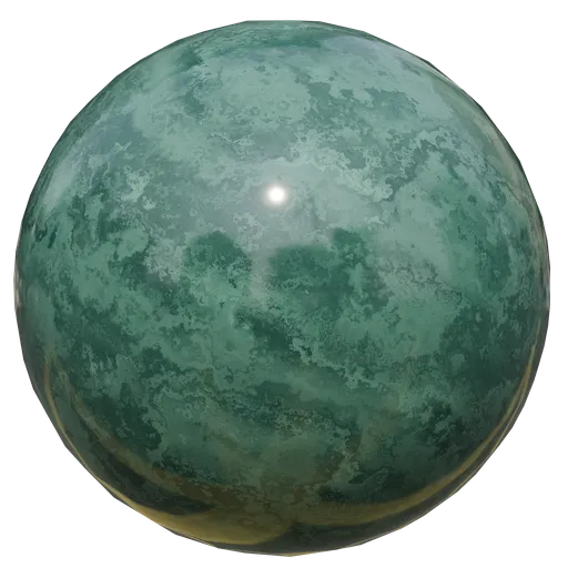 Green marble