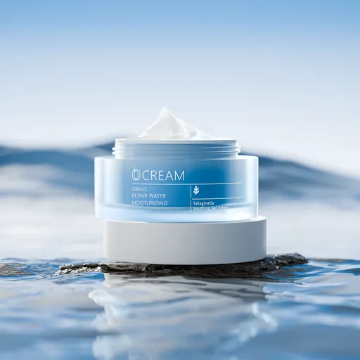 Moisturizing Cream Water Scene Visualization