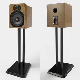 Studio HD Monitors Beige Wood