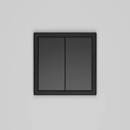 Black light switch  Socket HausMark Juna