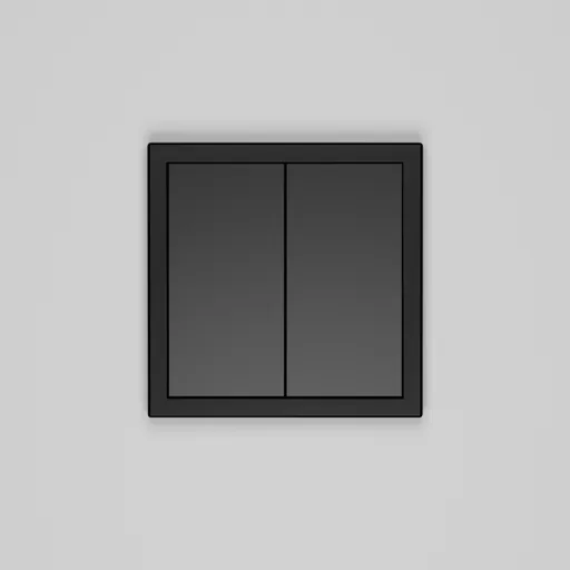 Black light switch  Socket HausMark Juna
