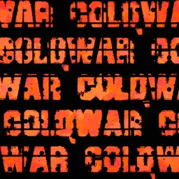 Stencil Cold War Typography Grunge