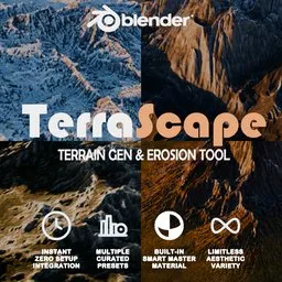 TerraScape - Procedural Terrain Generator & Erosion tool