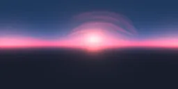 Pink Sunset Sky Ocean