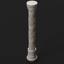 Pillar Stone Scroll Narrow