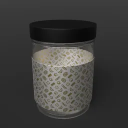 Cylindrical Plastic Can
