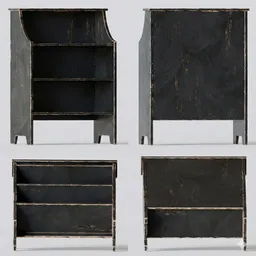 Antique Primitive Dish Shelf