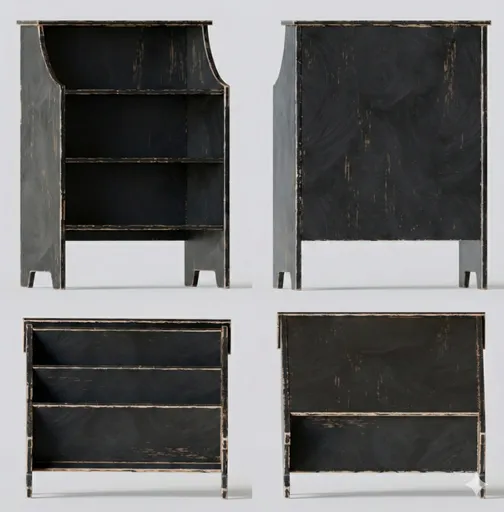 Antique Primitive Dish Shelf