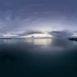 Cloudy Sunrise Ocean Coast