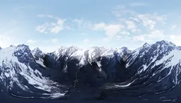 Snowy Mountain Peaks