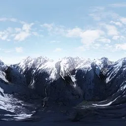 Snowy Mountain Peaks