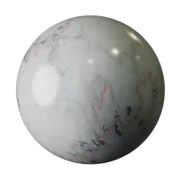 Rose Veined White Marble