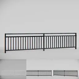Steel fence