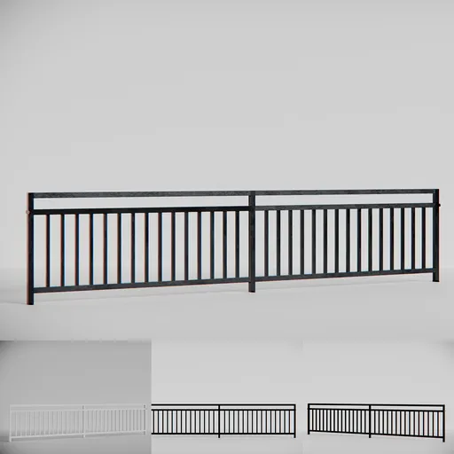 Steel fence