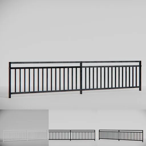 Steel fence