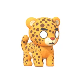 Cute Jaguar Plushie (unrigged)