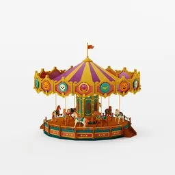 Stylized Carousel – Halloween Theme