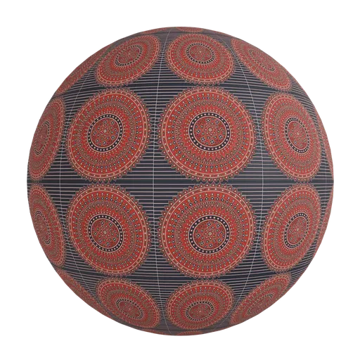 Traditional folk embroidery wallpaper