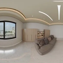 Modern living room soft light