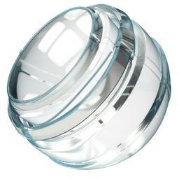 Highly customizable crystal texture for 3D rendering with adjustable colors and reflections, ideal for PBR workflows in Blender.