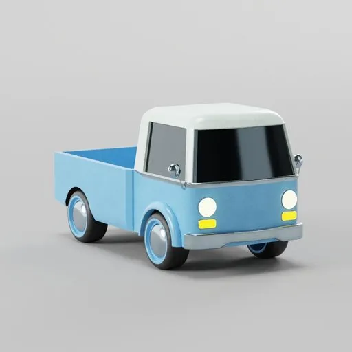 Low Poly Stylized Toy Pickup