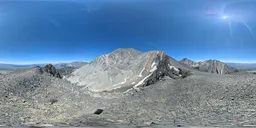 Mountain Bluesky Sunshine Cloud