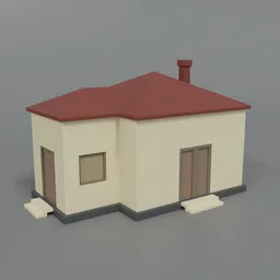 Low Poly Simple House