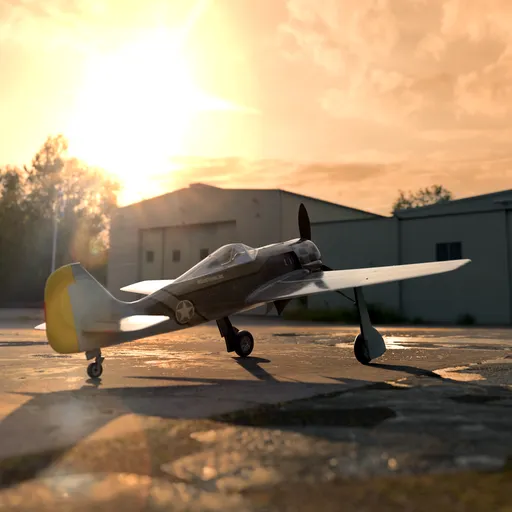 Airplane Rigged: Fw. 190 A1