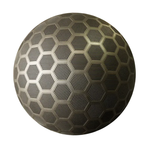 Metal vents hexagonal