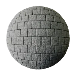 High-resolution Paving Stone 3 PBR texture for 3D Blender materials, ideal for realistic architecture visualization.