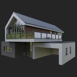 Modern Wooden House