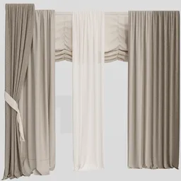 GD Silk and Cotton Curtain