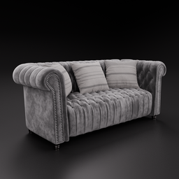 Sofa Edgar Traditional Chesterfield