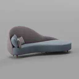 Elegant Modern Chaise Longue Lounge Sofa