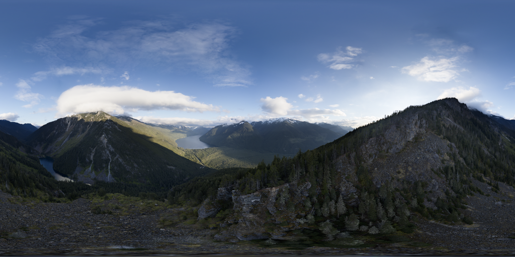 Aerial Mountain Landscape | Landscapes HDRis | BlenderKit