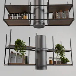 Decorated shelf coif