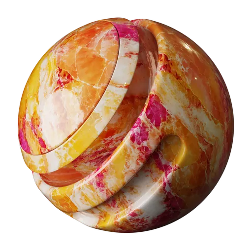 Yellow Pink Cream Onyx