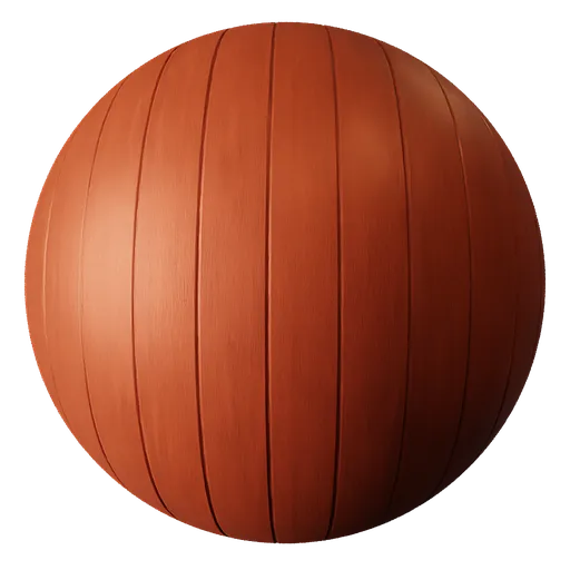 Wall Cladding Orange Red